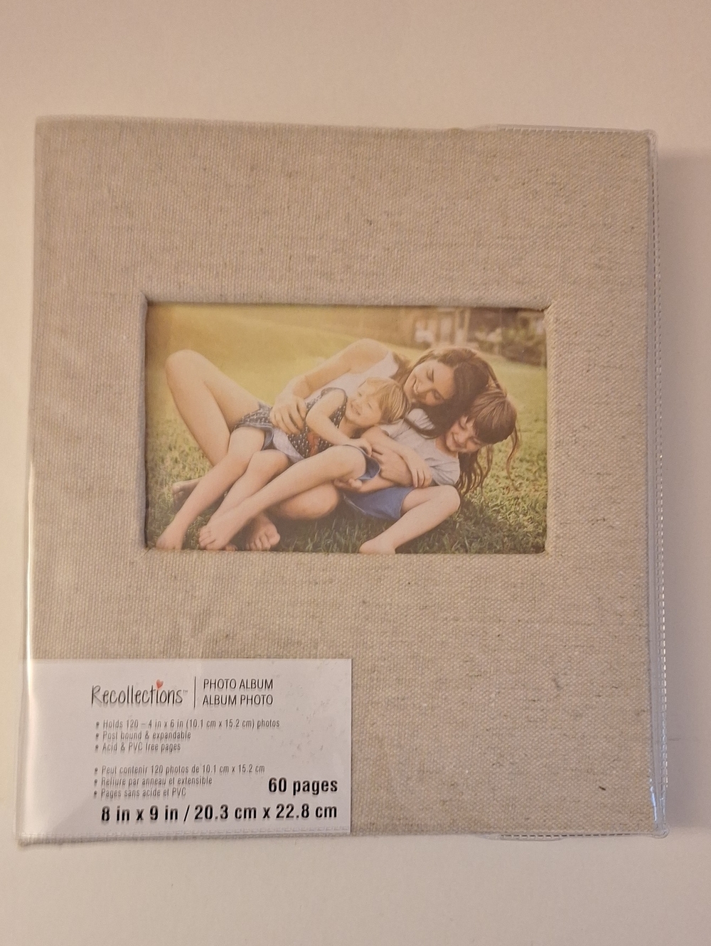 Recollections Linen Photo Album - Natural Beige